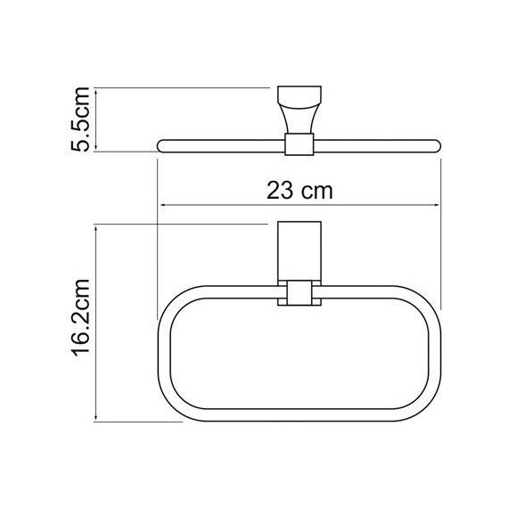 Кольцо для полотенец WasserKraft Exter K-5260, цвет светлая бронза - 5 Кольцо для полотенец WasserKraft Exter K-5260, цвет светлая бронза фото 5