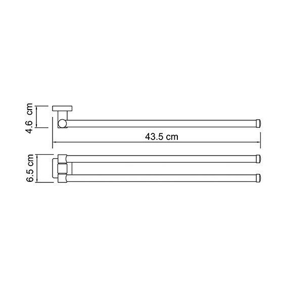 Полотенцедержатель WasserKraft Lippe K-6531 фото 5