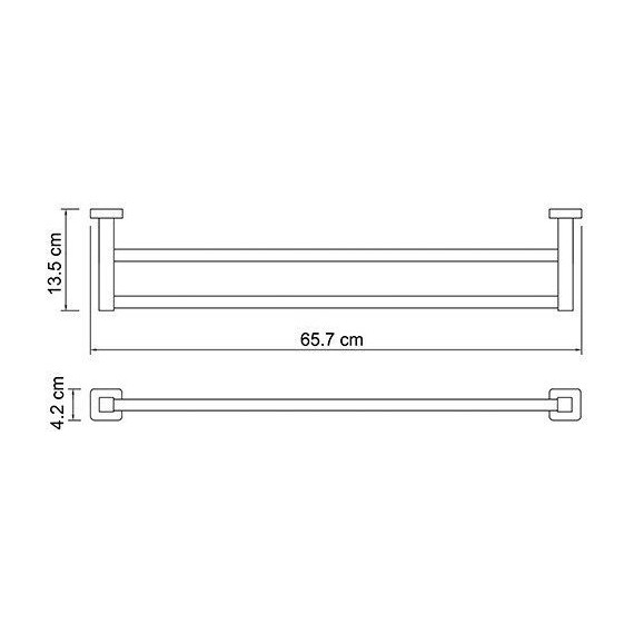 Полотенцедержатель WasserKraft Lippe K-6540 - 5 Полотенцедержатель WasserKraft Lippe K-6540 фото 5