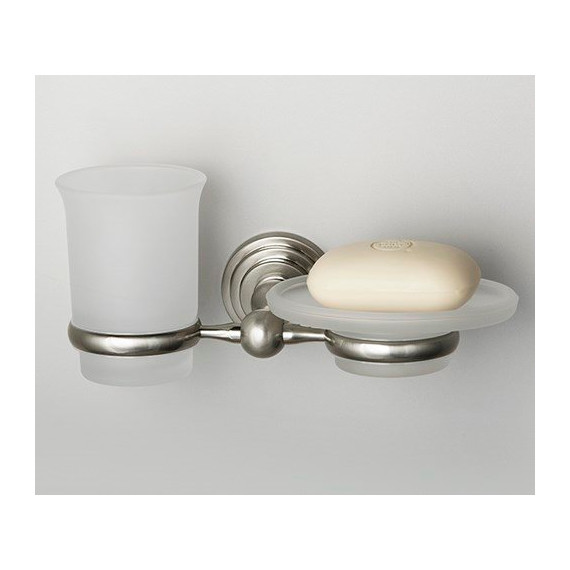 Стакан с мыльницей WasserKraft Ammer K-7026 фото 2