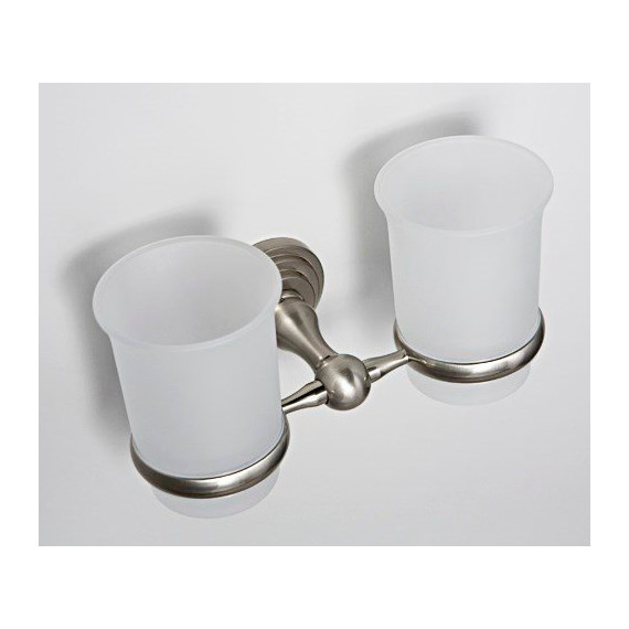 Стакан двойной для зубных щеток WasserKraft Ammer K-7028D - 2 Стакан двойной для зубных щеток WasserKraft Ammer K-7028D фото 2