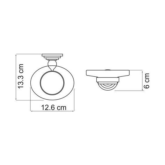 Мыльница WasserKraft Ammer K-7029 - 4 Мыльница WasserKraft Ammer K-7029 фото 4