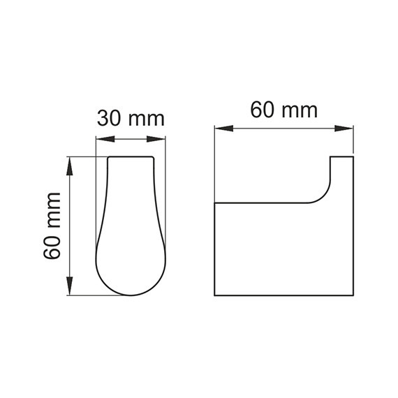 Крючок WasserKraft Elbe K-7223, цвет чёрный фото 4