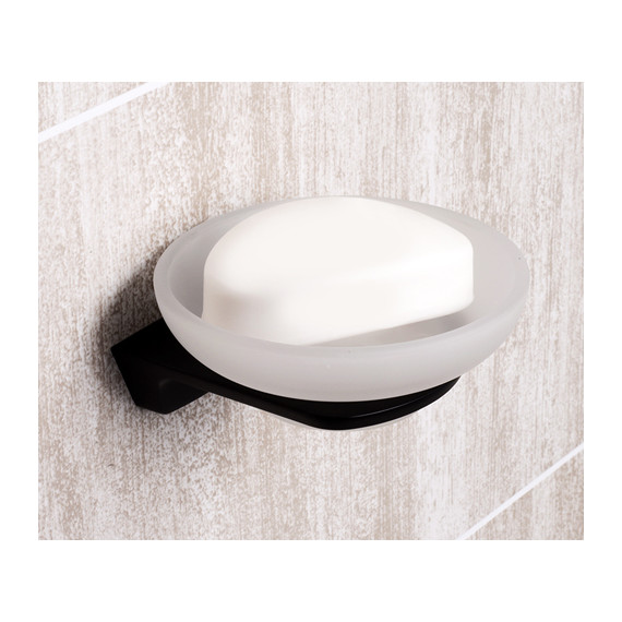 Мыльница WasserKraft Elbe K-7229, цвет чёрный фото 2