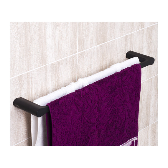 Полотенцедержатель WasserKraft Elbe K-7240, цвет чёрный - 2 Полотенцедержатель WasserKraft Elbe K-7240, цвет чёрный фото 2