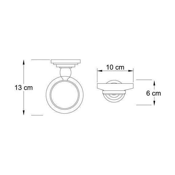 Мыльница WasserKraft Isar K-7329, цвет тёмная бронза фото 4