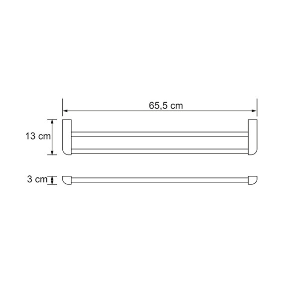 Полотенцедержатель WasserKraft Kammel K-8340 фото 4