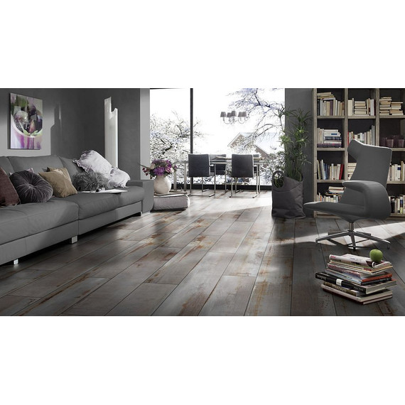 Ламинат Kronotex Exquisit 193x1380 мм D 4801, подержанный металл фото 2