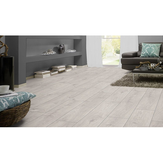 Ламинат Kronotex Exquisit 193x1380 мм D 3223, дуб атлас белый фото 4