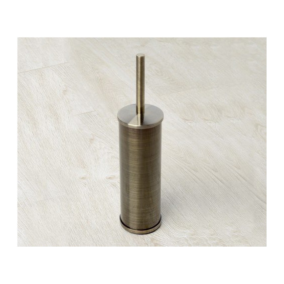 Ёршик для унитаза напольный WasserKraft Exter K-1017, цвет светлая бронза - 2 Ёршик для унитаза напольный WasserKraft Exter K-1017, цвет светлая бронза фото 2