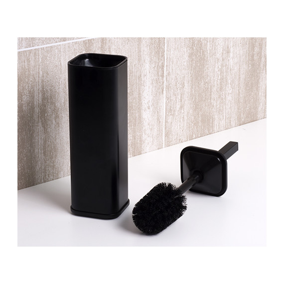 Ёршик для унитаза напольный WasserKraft Elbe K-1117BLACK - 2 Ёршик для унитаза напольный WasserKraft Elbe K-1117BLACK фото 2