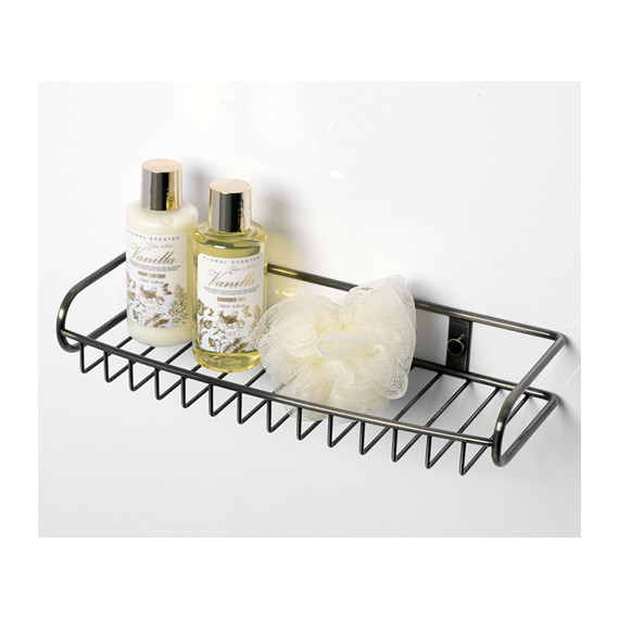 Полочка WasserKraft Exter K-1611 30 см, цвет светлая бронза фото 3