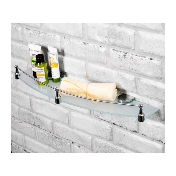 Полка стеклянная WasserKraft Kammel K-8344 50 см фото 2