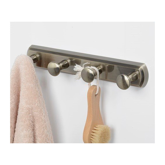 Набор крючков WasserKraft Exter K-1094, цвет светлая бронза - 2 Набор крючков WasserKraft Exter K-1094, цвет светлая бронза фото 2