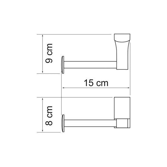 Держатель для туалетной бумаги WasserKraft Exter K-5296, цвет светлая бронза - 4 Держатель для туалетной бумаги WasserKraft Exter K-5296, цвет светлая бронза фото 4