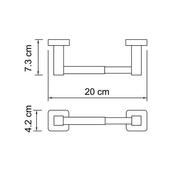 Держатель для туалетной бумаги WasserKraft Lippe K-6522 фото 4