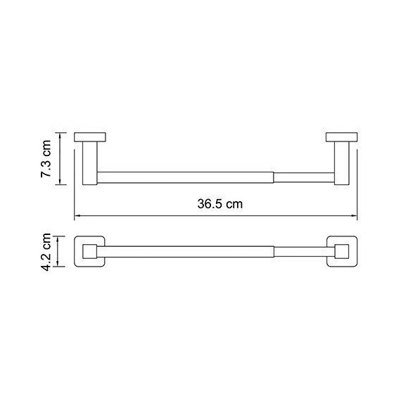 Держатель для бумажных полотенец WasserKraft Lippe K-6591 - 4 Держатель для бумажных полотенец WasserKraft Lippe K-6591 фото 4