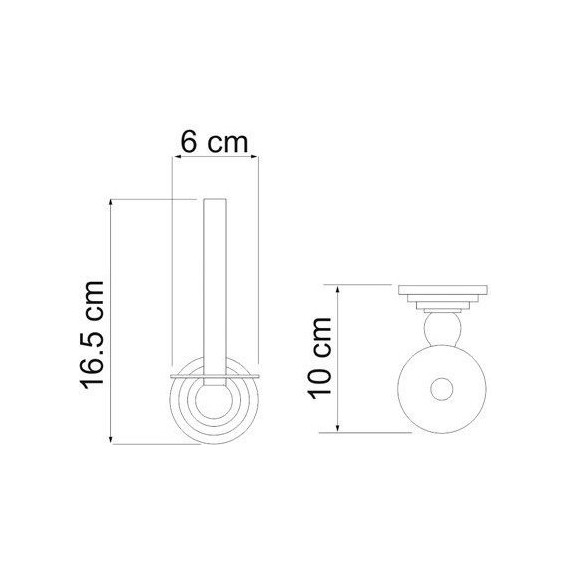 Держатель для туалетной бумаги WasserKraft Ammer K-7097 фото 4