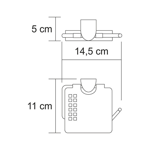 Держатель для туалетной бумаги WasserKraft Kammel K-8325 фото 4