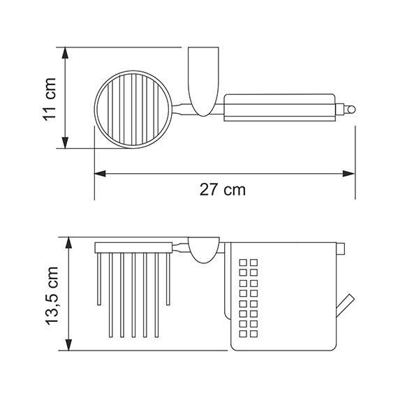 Держатель для туалетной бумаги и освежителя WasserKraft Kammel K-8359 фото 4