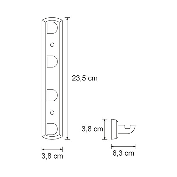 Набор крючков WasserKraft Kammel K-8374 - 5 Набор крючков WasserKraft Kammel K-8374 фото 5