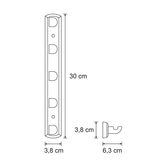 Набор крючков WasserKraft Kammel K-8375 - 5 Набор крючков WasserKraft Kammel K-8375 фото 5