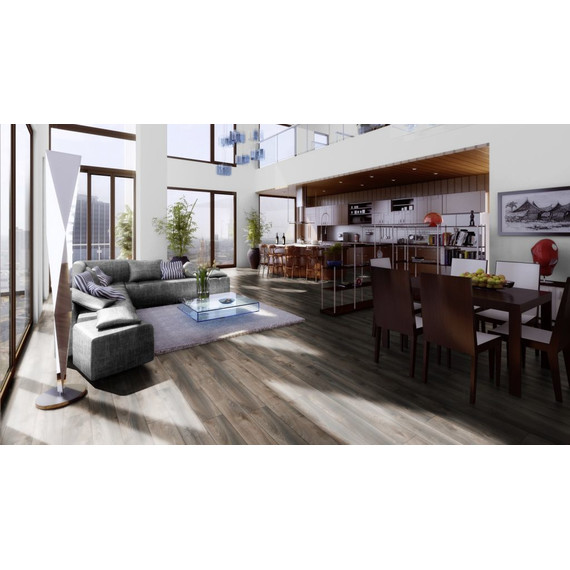 Ламинат Kronotex Mammut 188x1845 мм D 4792, дуб серый макро фото 3