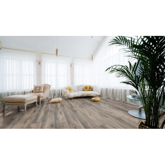 Ламинат Kronotex Mammut Plus 244x1845 мм D 4792, дуб серый макро - 2 Ламинат Kronotex Mammut Plus 244x1845 мм D 4792, дуб серый макро фото 2