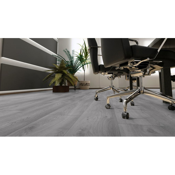 Ламинат Kronotex Mammut Plus 244x1845 мм D 3670, дуб макро светло-серый - 4 Ламинат Kronotex Mammut Plus 244x1845 мм D 3670, дуб макро светло-серый фото 4