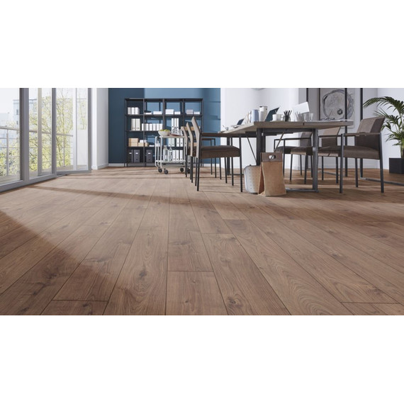 Ламинат Kronotex Robusto 188x1375 мм D 3591, дуб атлас кофейный - 2 Ламинат Kronotex Robusto 188x1375 мм D 3591, дуб атлас кофейный фото 2