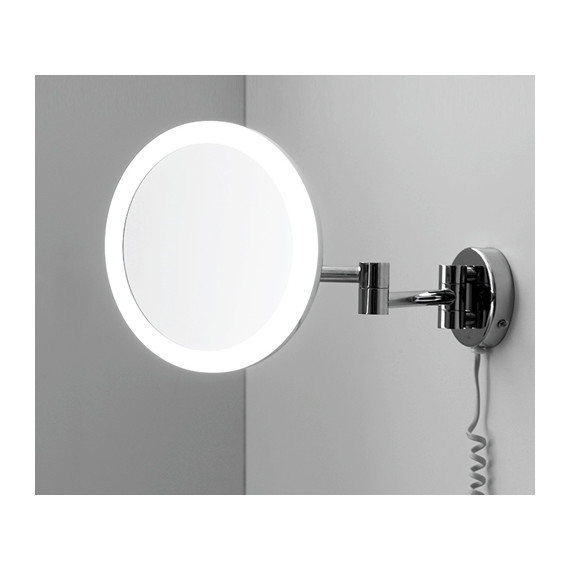 Зеркало косметическое настенное WasserKraft K-1004 - 2 Зеркало косметическое настенное WasserKraft K-1004 фото 2