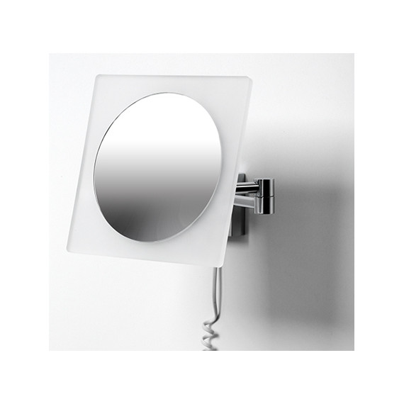 Зеркало косметическое настенное WasserKraft K-1008 - 2 Зеркало косметическое настенное WasserKraft K-1008 фото 2