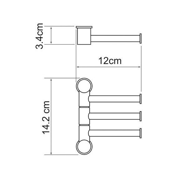 Полотенцедержатель WasserKraft K-1053 - 5 Полотенцедержатель WasserKraft K-1053 фото 5