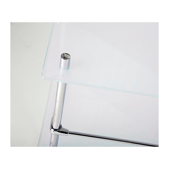 Полка стеклянная WasserKraft K-4033 40 см фото 3