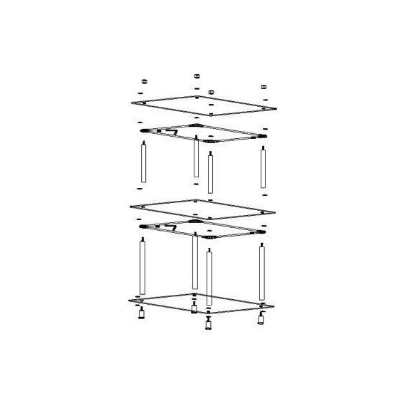 Полка стеклянная WasserKraft K-4033 40 см фото 6