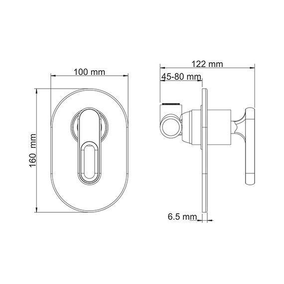 Смеситель для душа WasserKraft Kammel 1851 - 5 Смеситель для душа WasserKraft Kammel 1851 фото 5