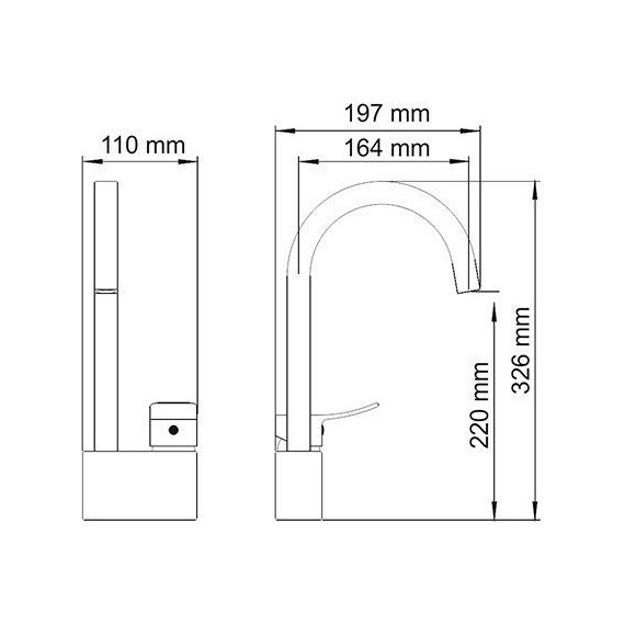Смеситель для кухни WasserKraft Aller 1067WHITE, белый/хром фото 5