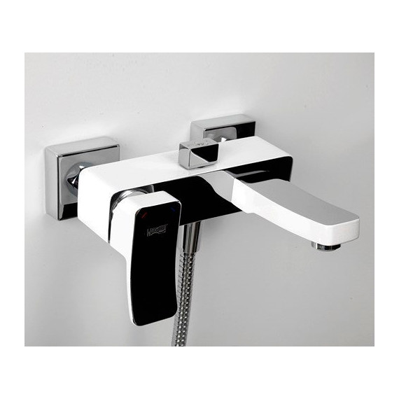 Смеситель для ванны WasserKraft Aller 1061WHITE, белый/хром - 4 Смеситель для ванны WasserKraft Aller 1061WHITE, белый/хром фото 4