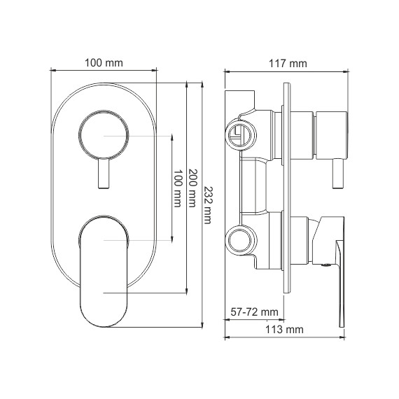 Смеситель для ванны WasserKraft Elbe 7471, чёрный - 2 Смеситель для ванны WasserKraft Elbe 7471, чёрный фото 2