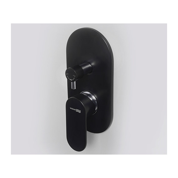 Смеситель для ванны WasserKraft Elbe 7441, чёрный - 3 Смеситель для ванны WasserKraft Elbe 7441, чёрный фото 3