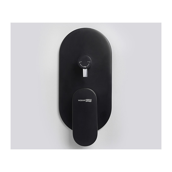 Смеситель для ванны WasserKraft Elbe 7441, чёрный - 2 Смеситель для ванны WasserKraft Elbe 7441, чёрный фото 2