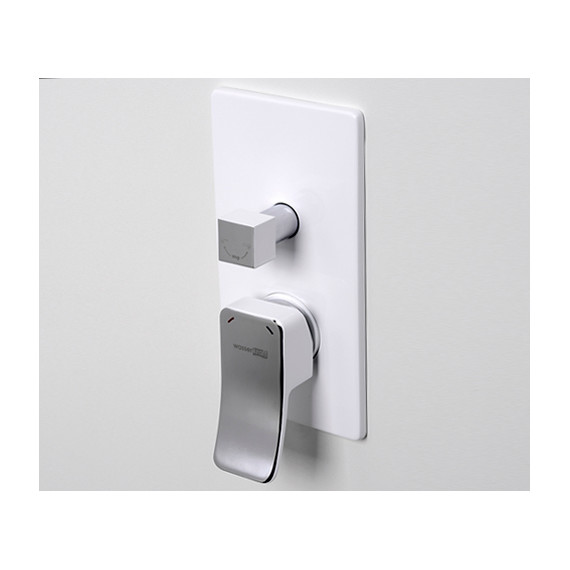 Душевая система для душа WasserKraft A16067WHITE, белый/хром фото 3