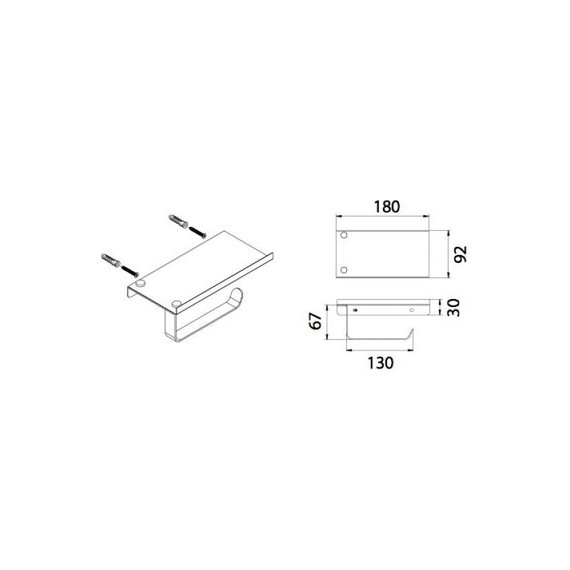 Держатель для туалетной бумаги Fixsen Hotel FX-31011 - 5 Держатель для туалетной бумаги Fixsen Hotel FX-31011 фото 5
