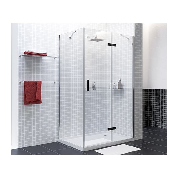 Душевое ограждение WasserKraft Aller 120х80 см R 10H06RBLACK, чёрный/прозрачное фото 4