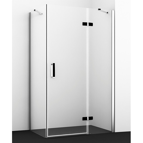 Душевое ограждение WasserKraft Aller 120х90 см R 10H07RBLACK, чёрный/прозрачное фото 