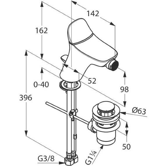 Смеситель для биде Kludi Ambienta 532160575 фото 8