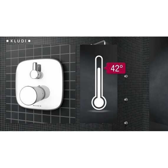Смеситель для ванны с термостатом Kludi Ambienta 538300575 фото 3