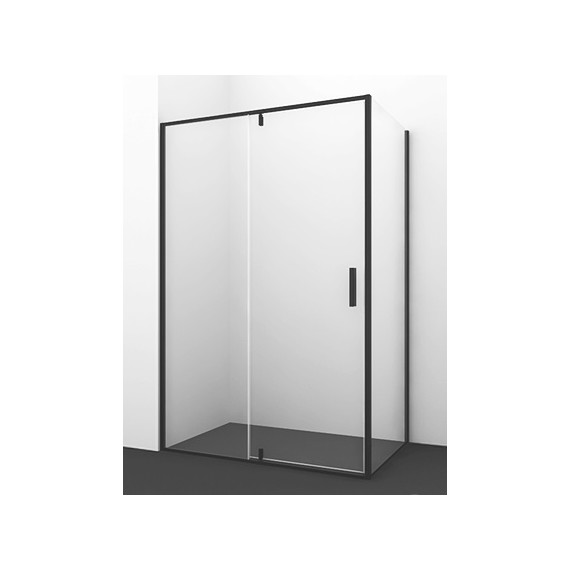 Душевое ограждение WasserKraft Elbe 120х90 см 74P07, черный/прозрачное фото 