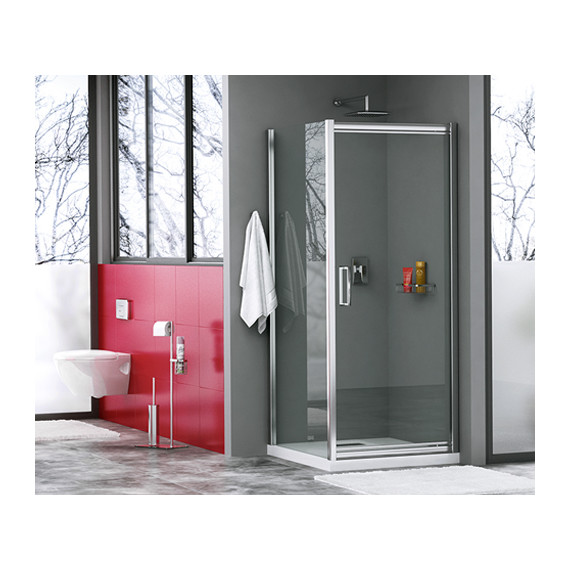 Душевое ограждение WasserKraft Salm 80х100 см 27I29, хром/прозрачное - 4 Душевое ограждение WasserKraft Salm 80х100 см 27I29, хром/прозрачное фото 4