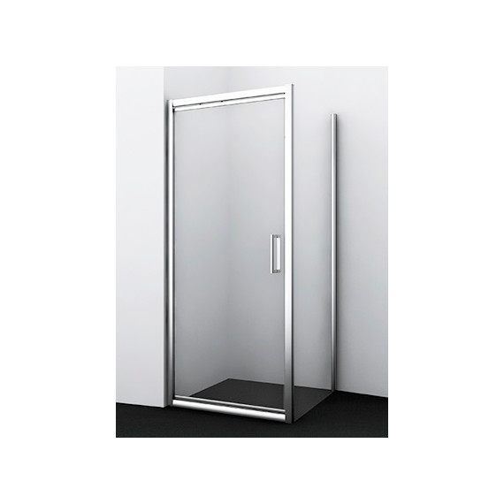 Душевое ограждение WasserKraft Salm 90х80 см 27I20, хром/прозрачное фото 